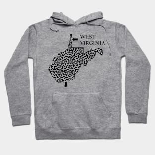 State of West Virginia Maze Hoodie